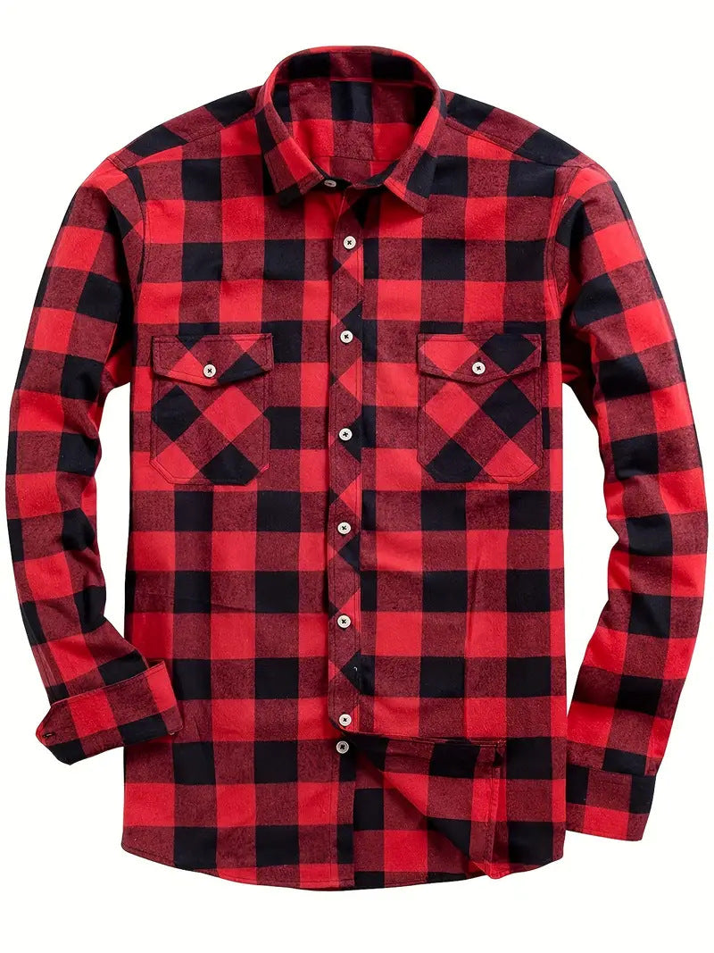 Plaid long sleeve flannel ￼￼