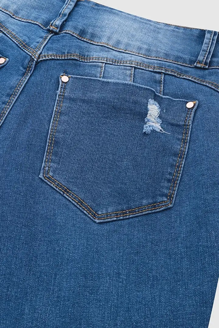 Fitted stretch jeans