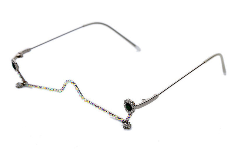 Rhinestone Glasses Frame