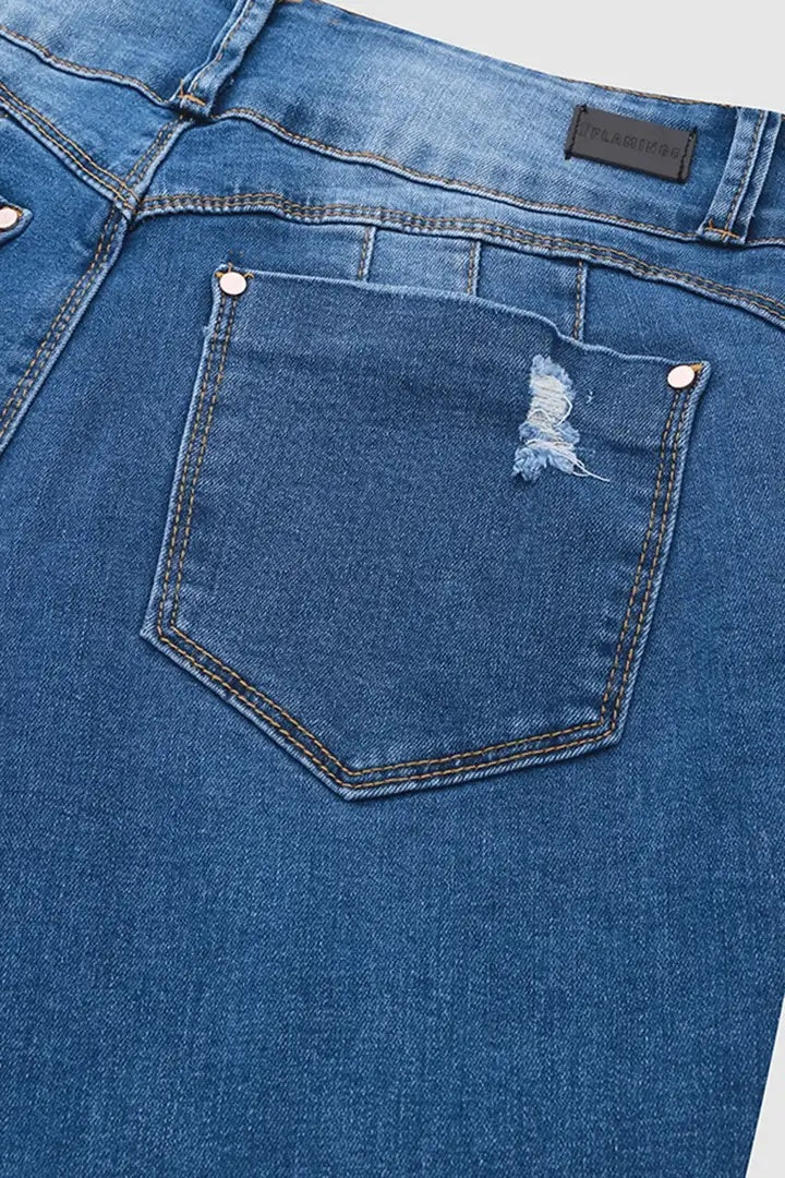 Fitted stretch jeans