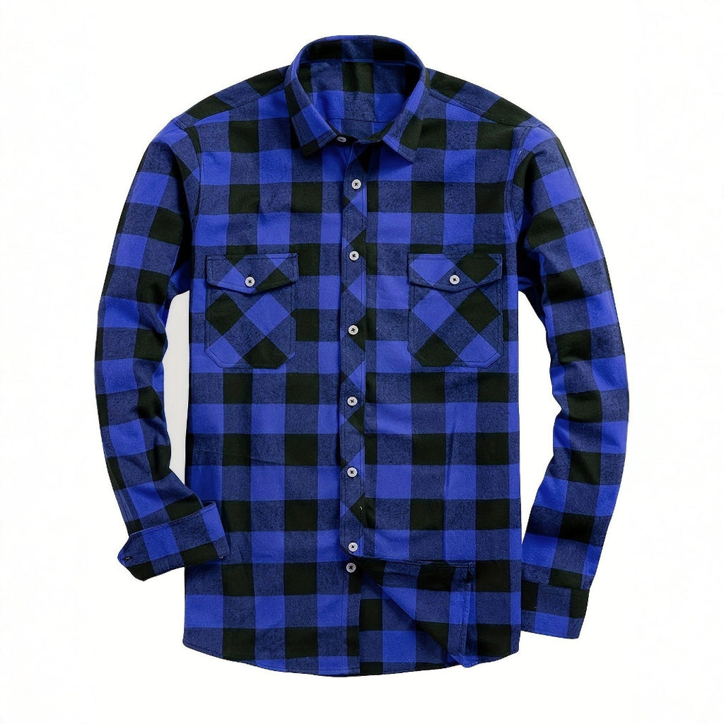 Plaid long sleeve flannel ￼￼
