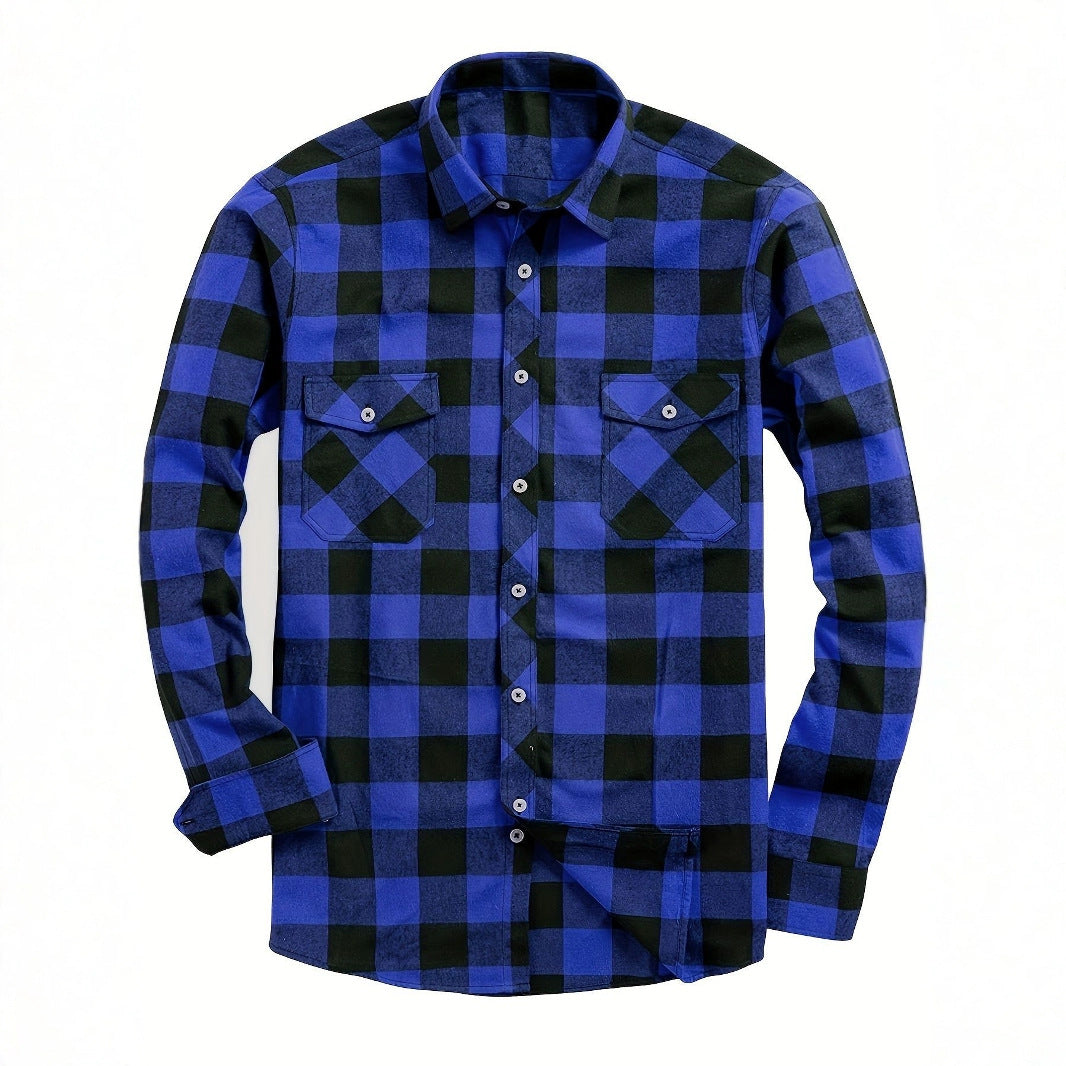 Plaid long sleeve flannel ￼￼