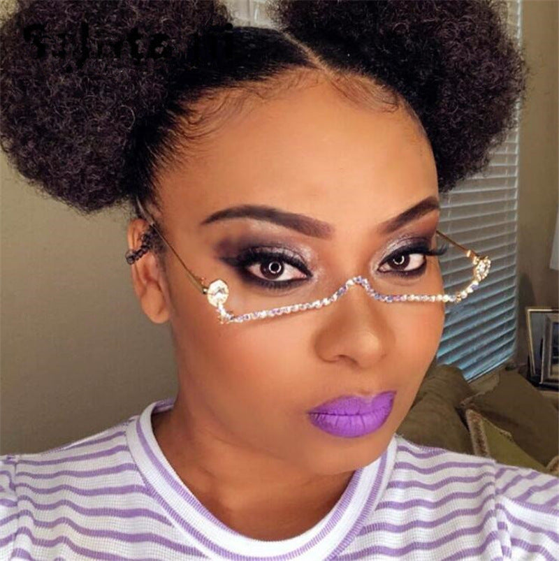 Rhinestone Glasses Frame