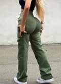 High Waist Cargo Pants