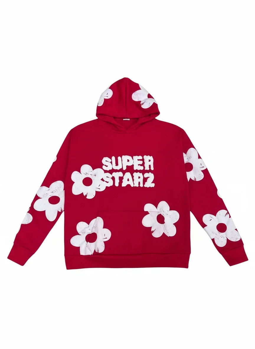 hooded zipper & sweatpants set