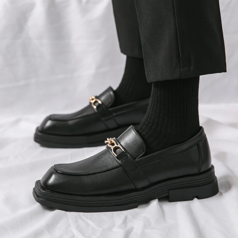 Leather Platform Shoes