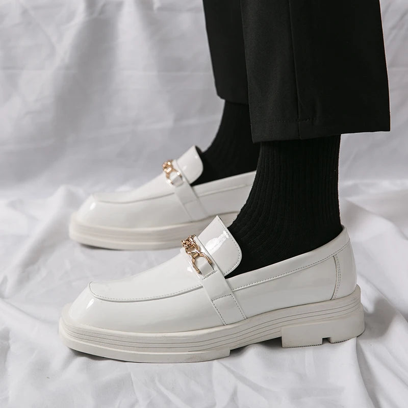 Leather Platform Shoes