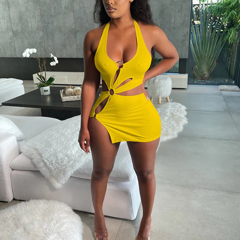 Sleeveless Mini skirt