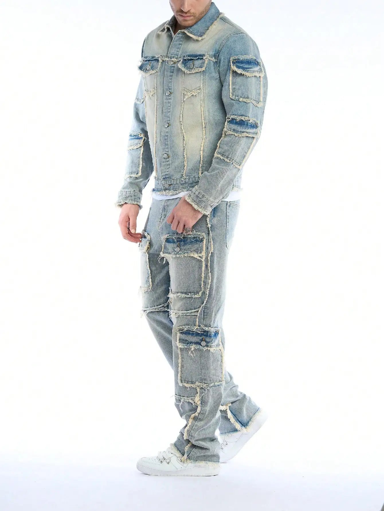 Denim Two-Piece Set (Jeans + Denim Jacket)