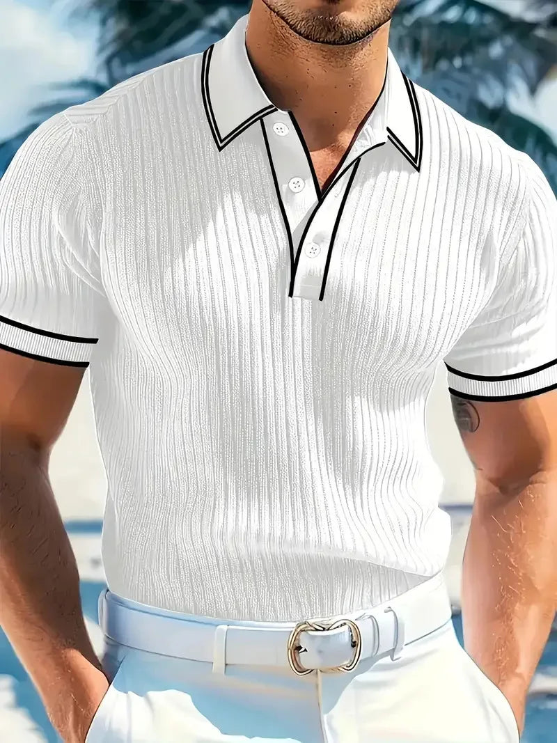 Men's Short-sleeved Polo Shirt