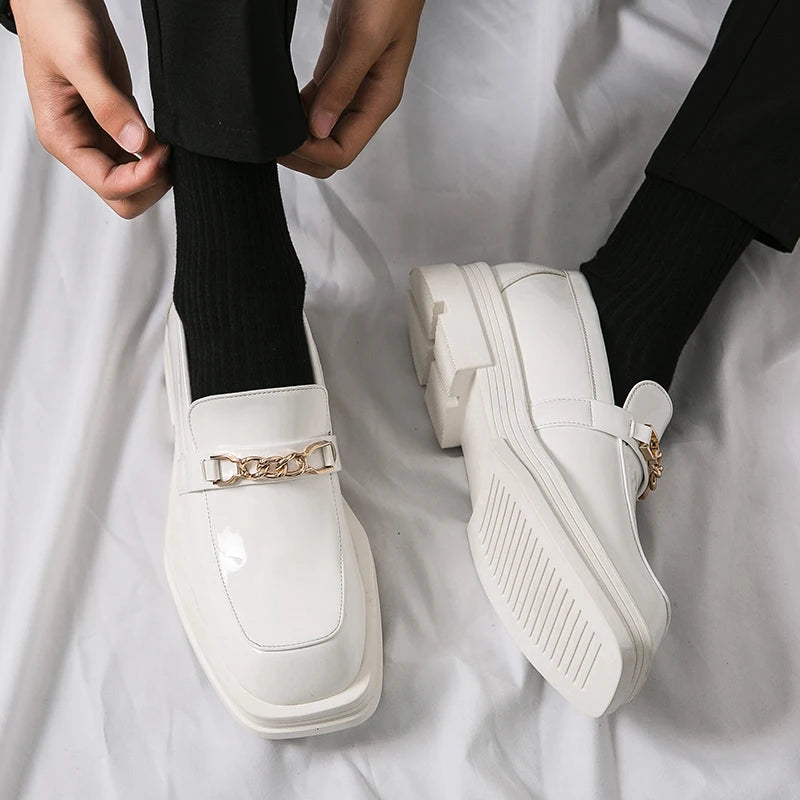 Leather Platform Shoes