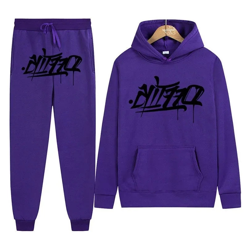 two-piece sweatsuit