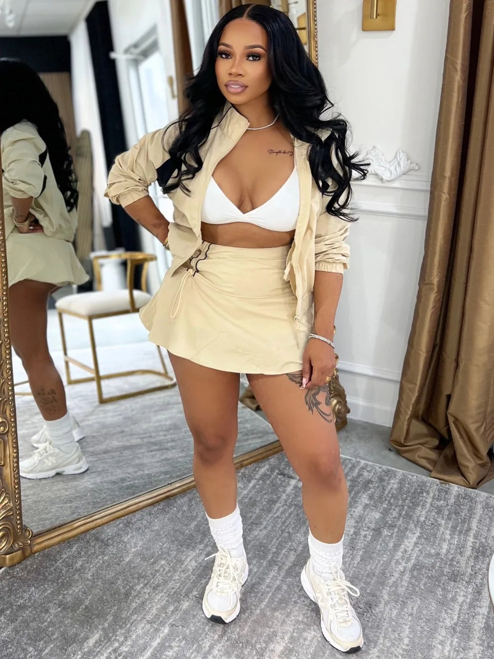 Shorts Skirt 2pcs set