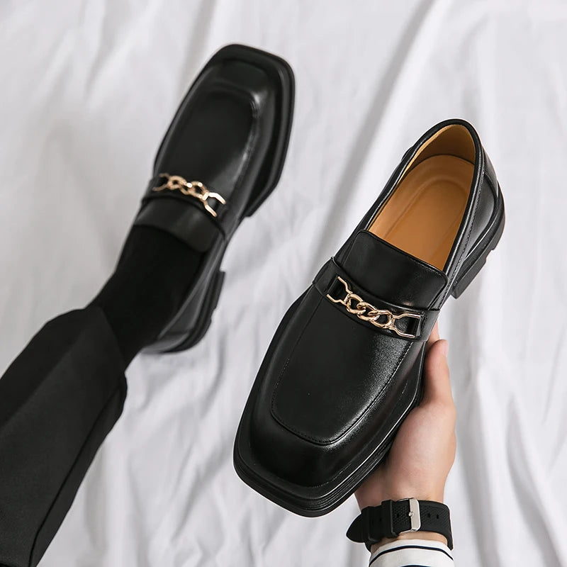 Leather Platform Shoes