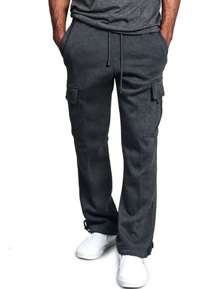 Drawstring Sweatpants with Pockets