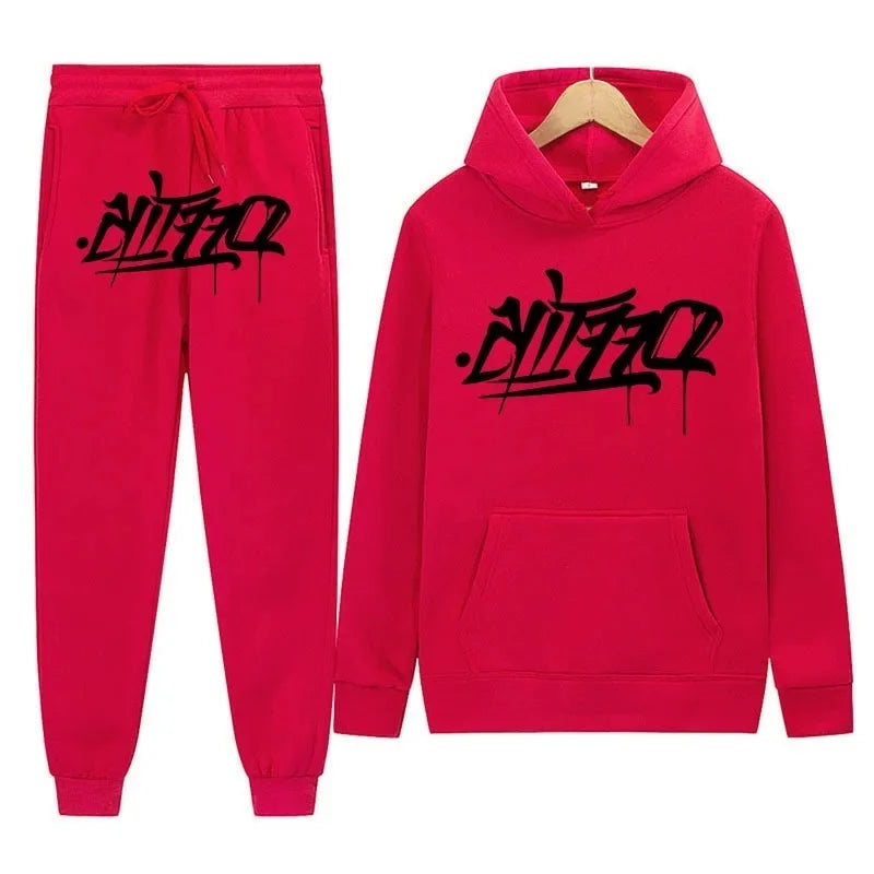 two-piece sweatsuit