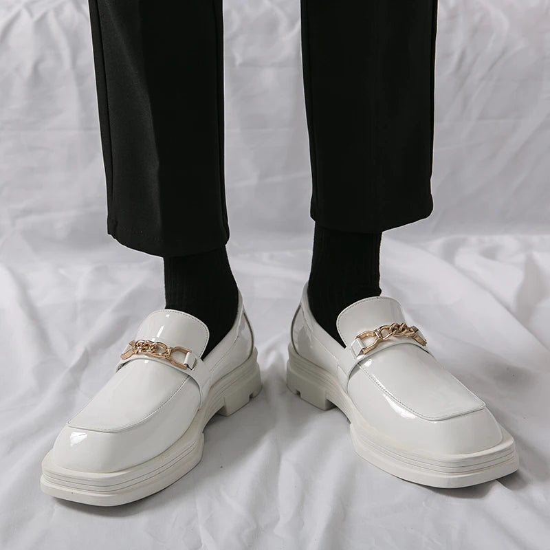 Leather Platform Shoes
