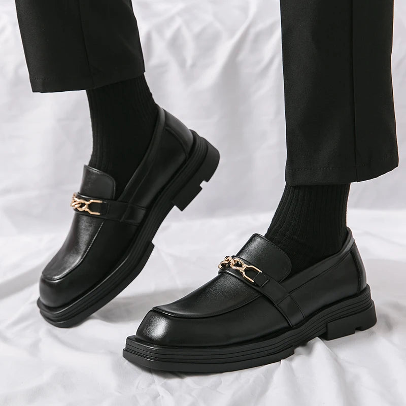 Leather Platform Shoes