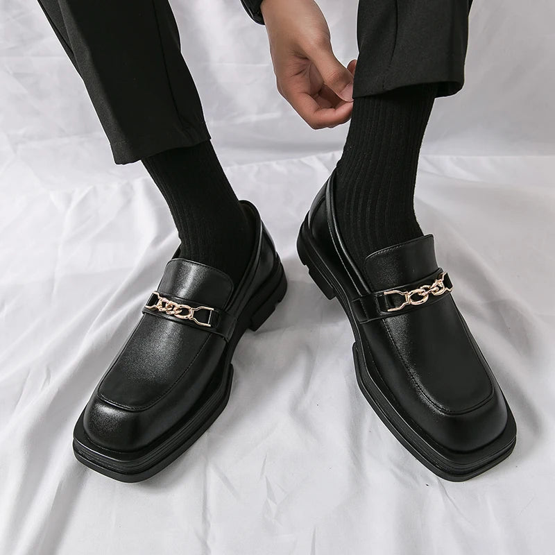 Leather Platform Shoes