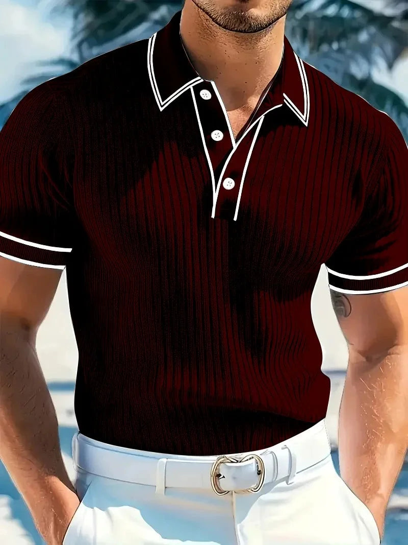 Men's Short-sleeved Polo Shirt