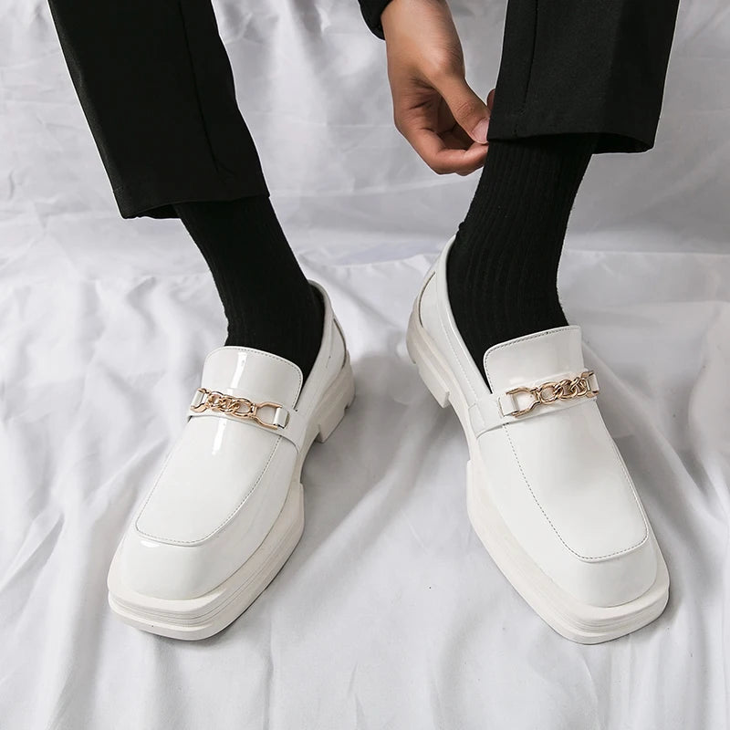 Leather Platform Shoes