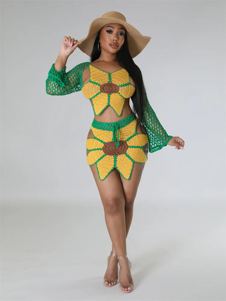 Crocheted Beach Dress Cover Up