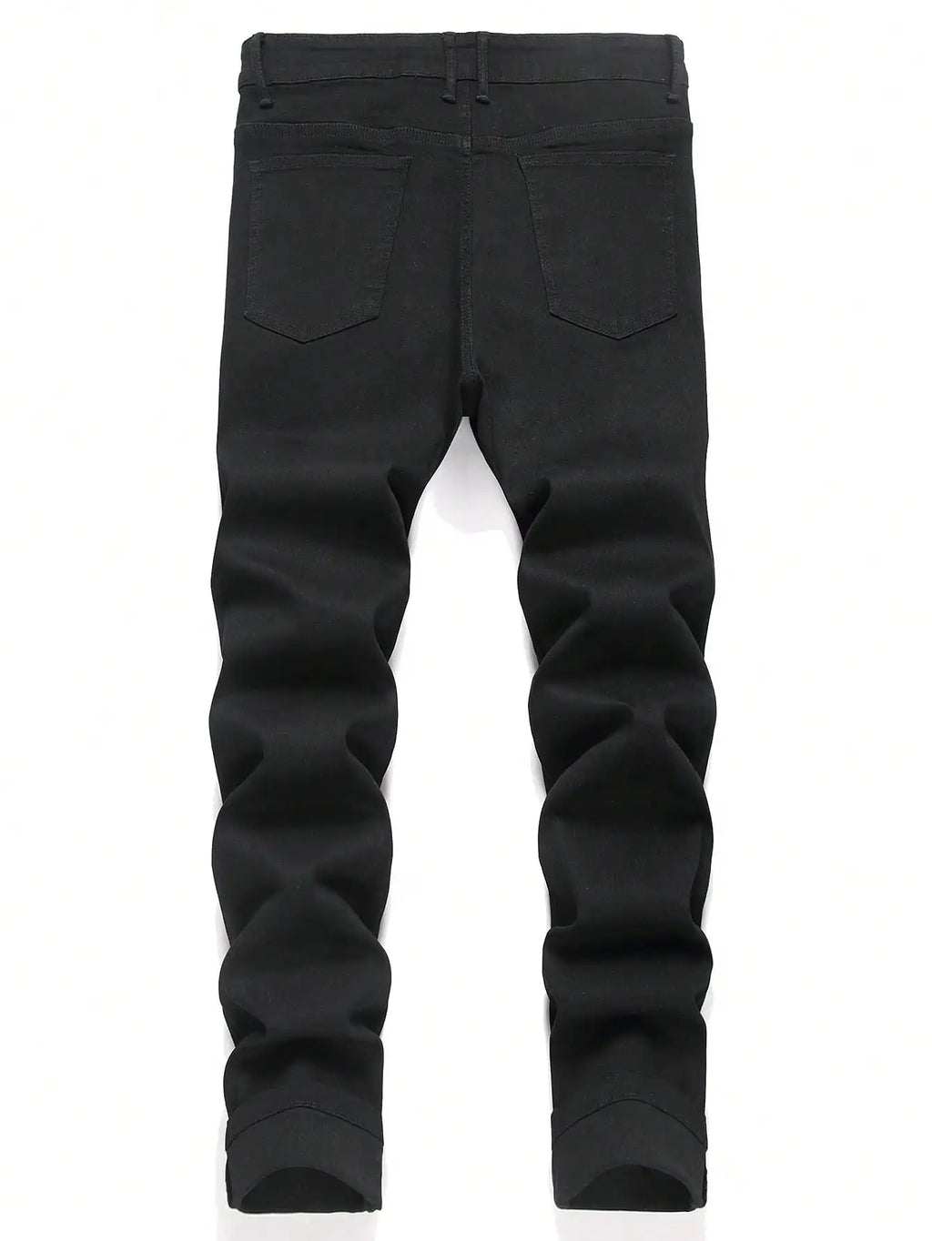 Rhinestone - Embellished Black Stretch Skinny Jeans