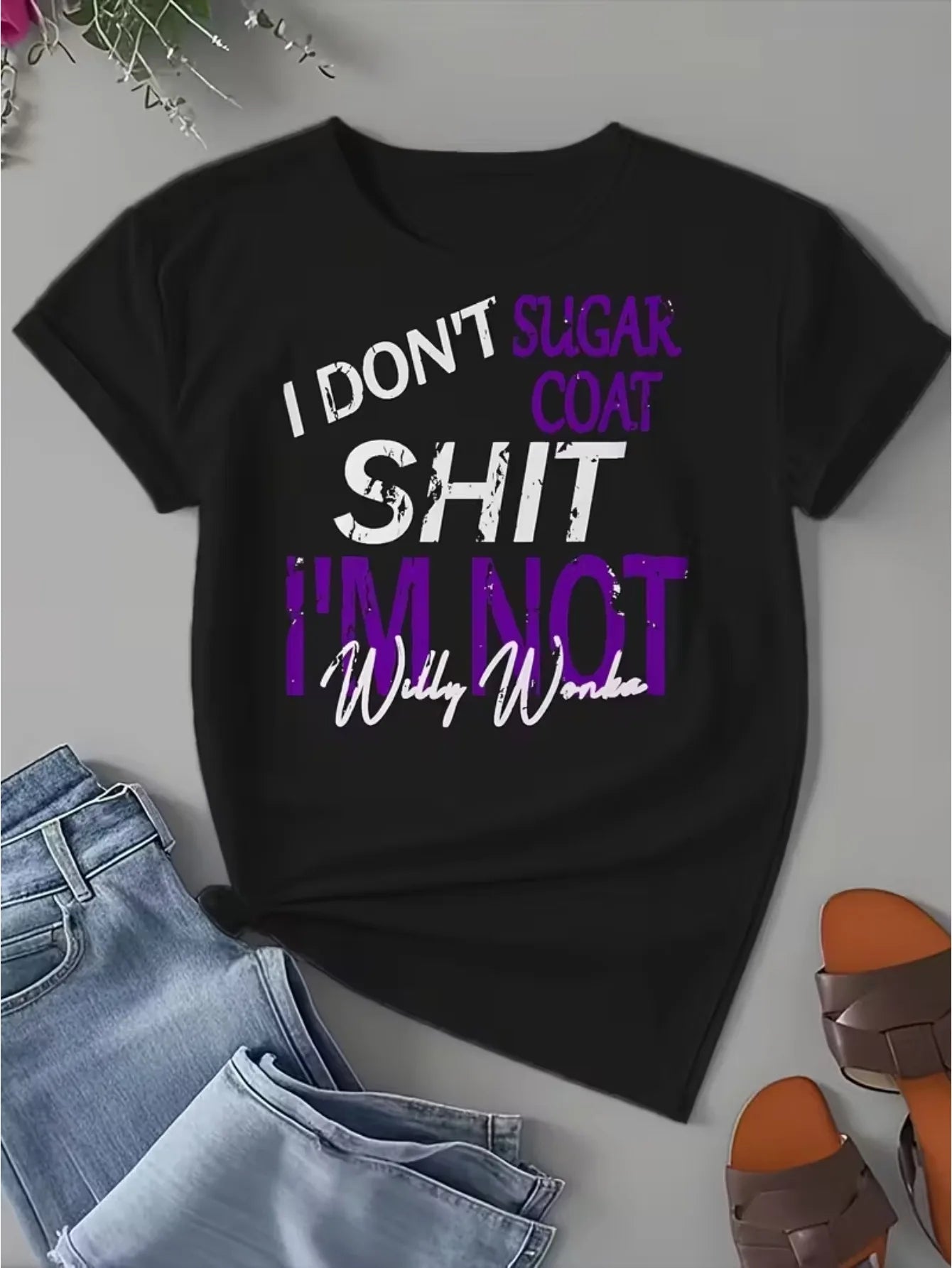 Riddles" slogan T-shirt