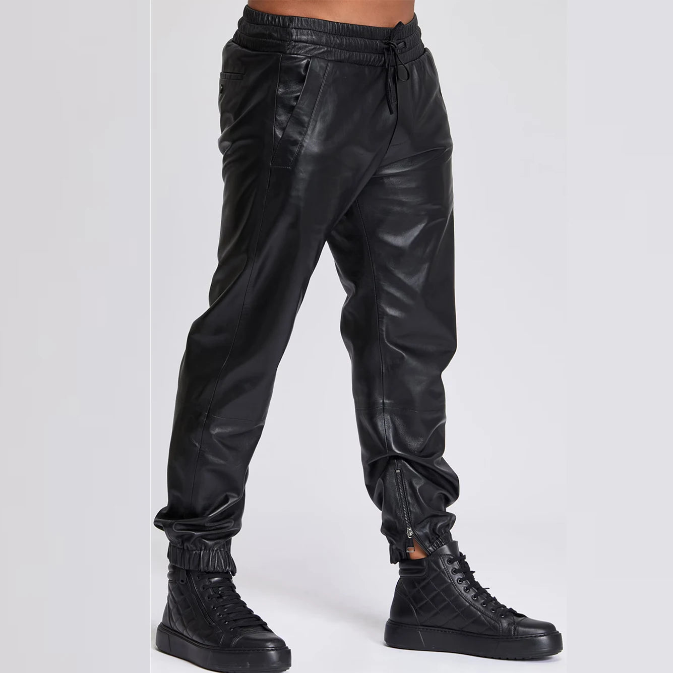 Men’s Leather joggers