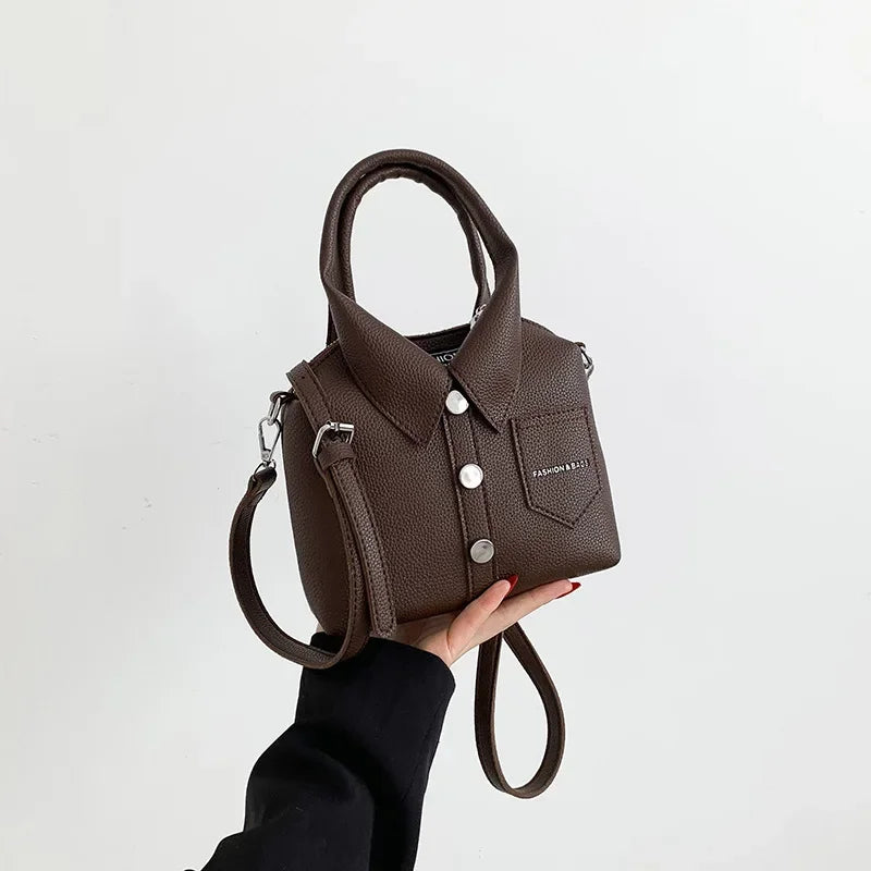 Leather Square Crossbody Bags
