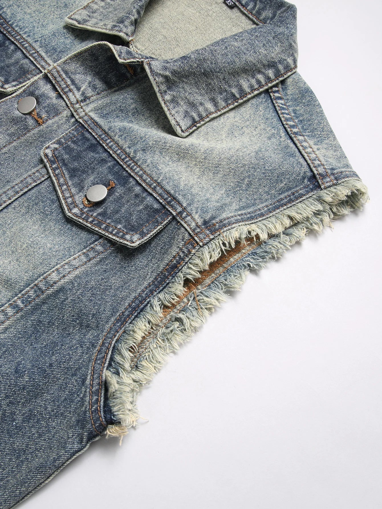 Men's Denim Sleeveless Vest