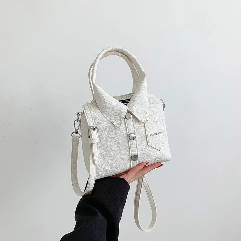 Leather Square Crossbody Bags