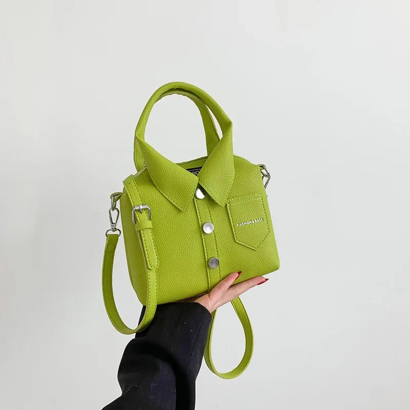 Leather Square Crossbody Bags