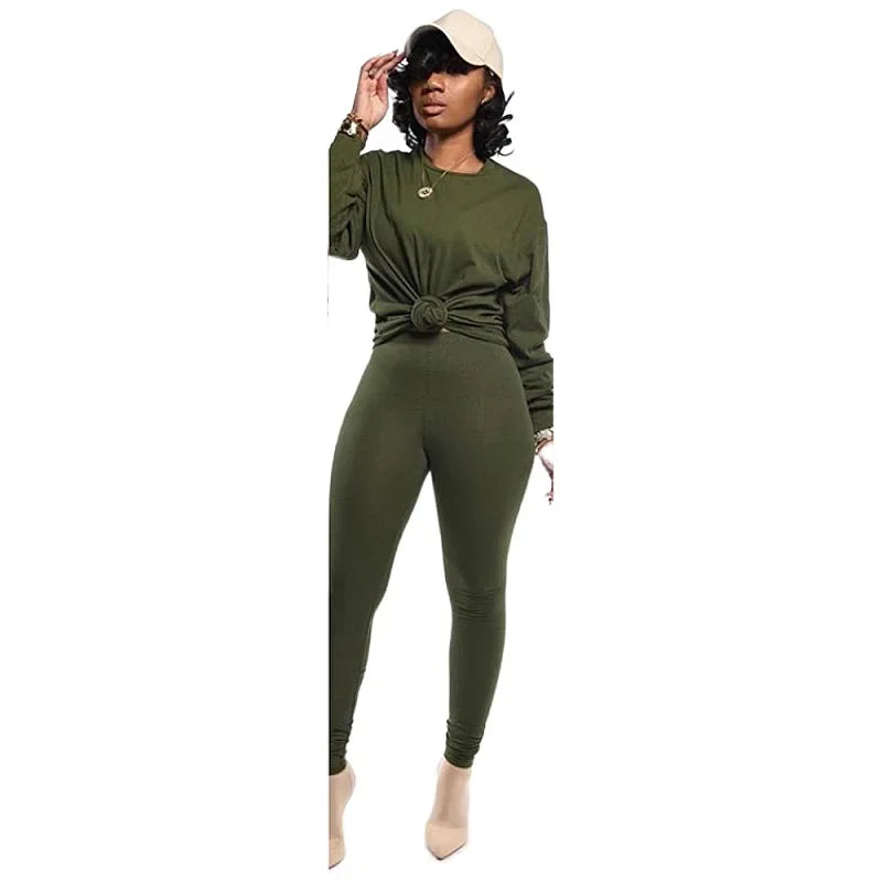 stacked leggings outfit set