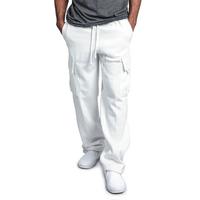 Drawstring Sweatpants with Pockets