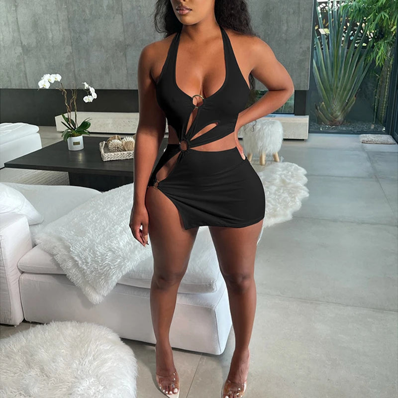 Sleeveless Mini skirt