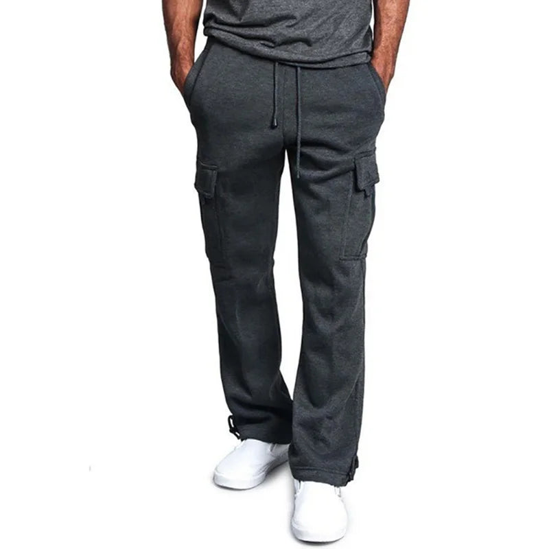 Drawstring Sweatpants with Pockets