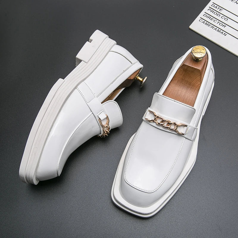 Leather Platform Shoes