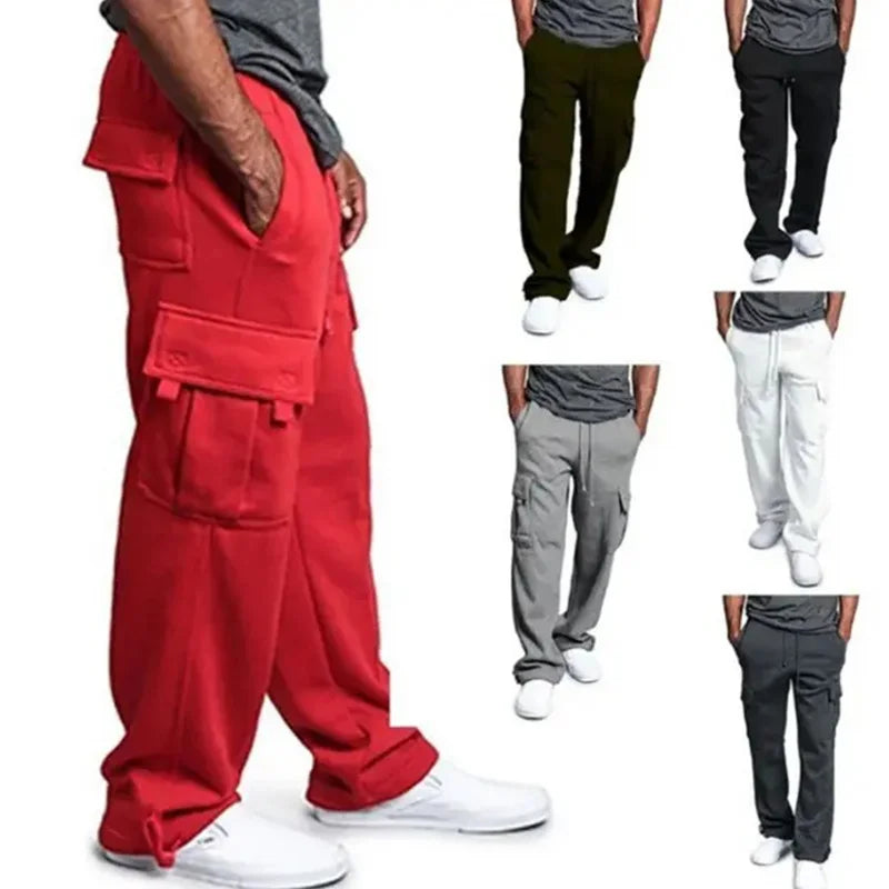 Drawstring Sweatpants with Pockets