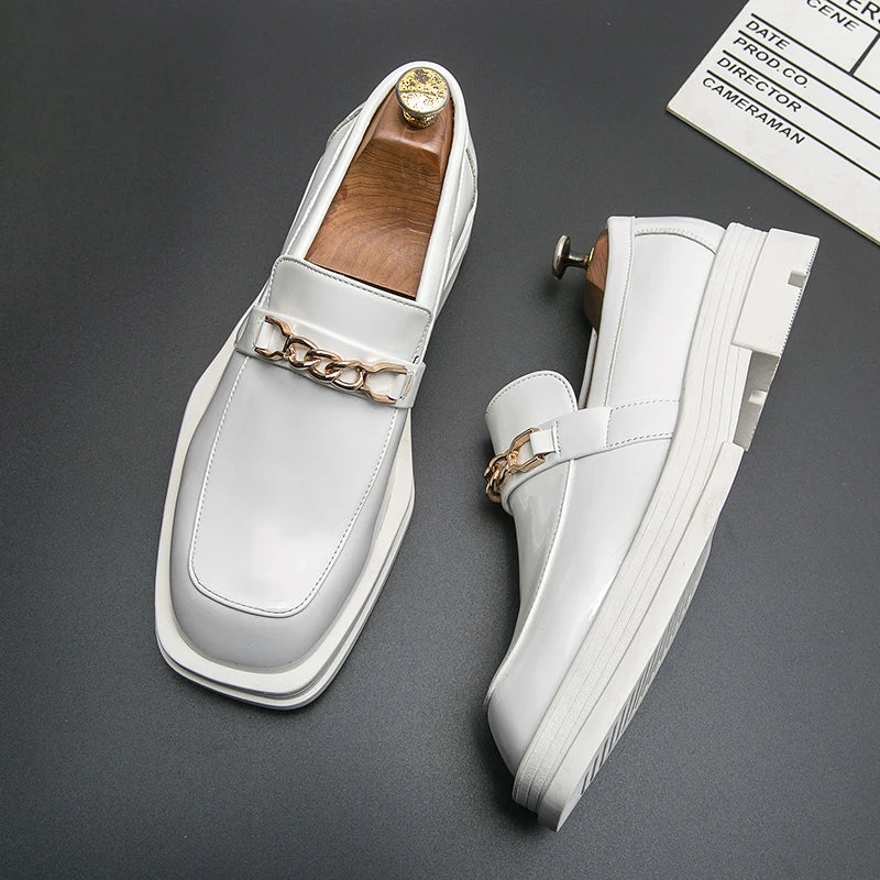 Leather Platform Shoes