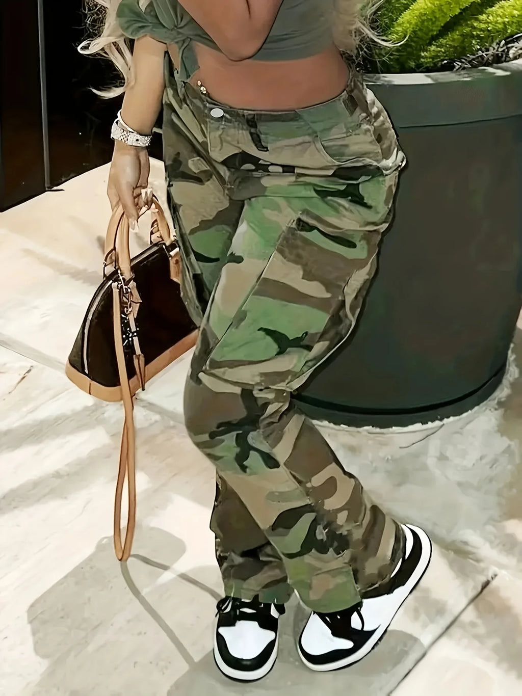 Camo Denim Pants
