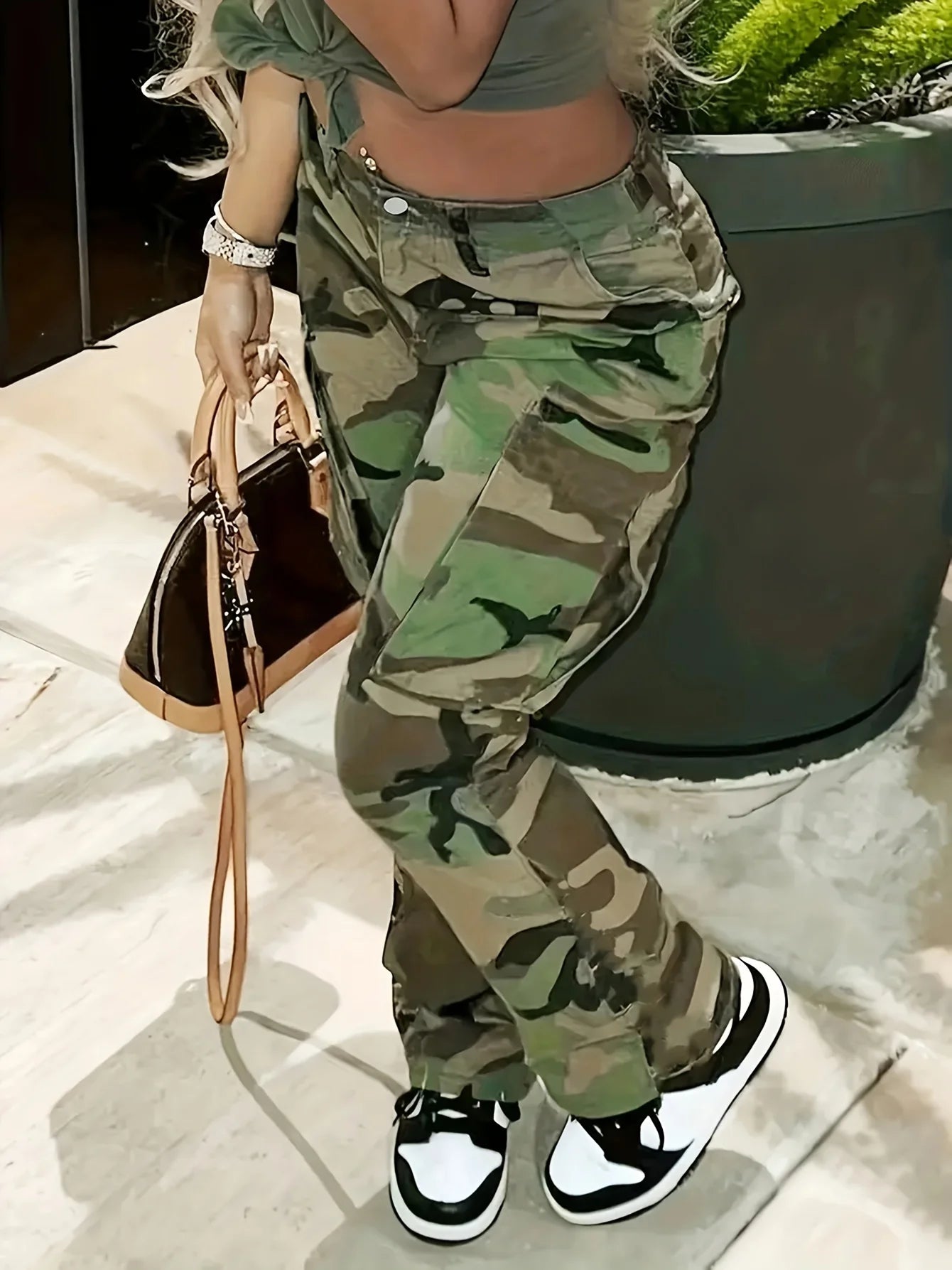 Camo Denim Pants