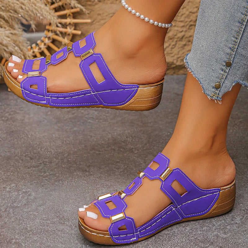 Women's Open Toe Wedges