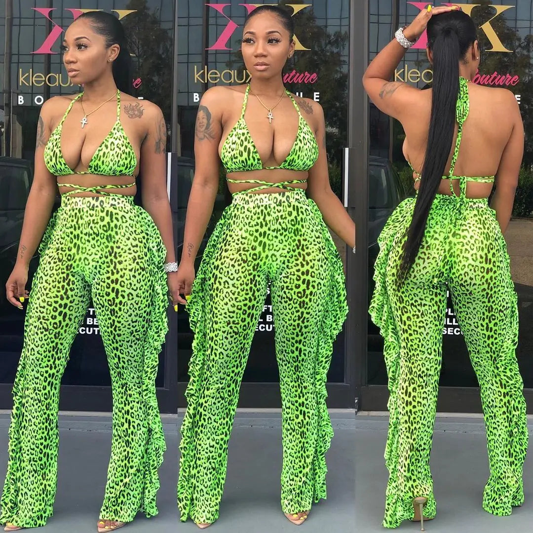 Bra+tassel Pants two Piece  Swimsuit