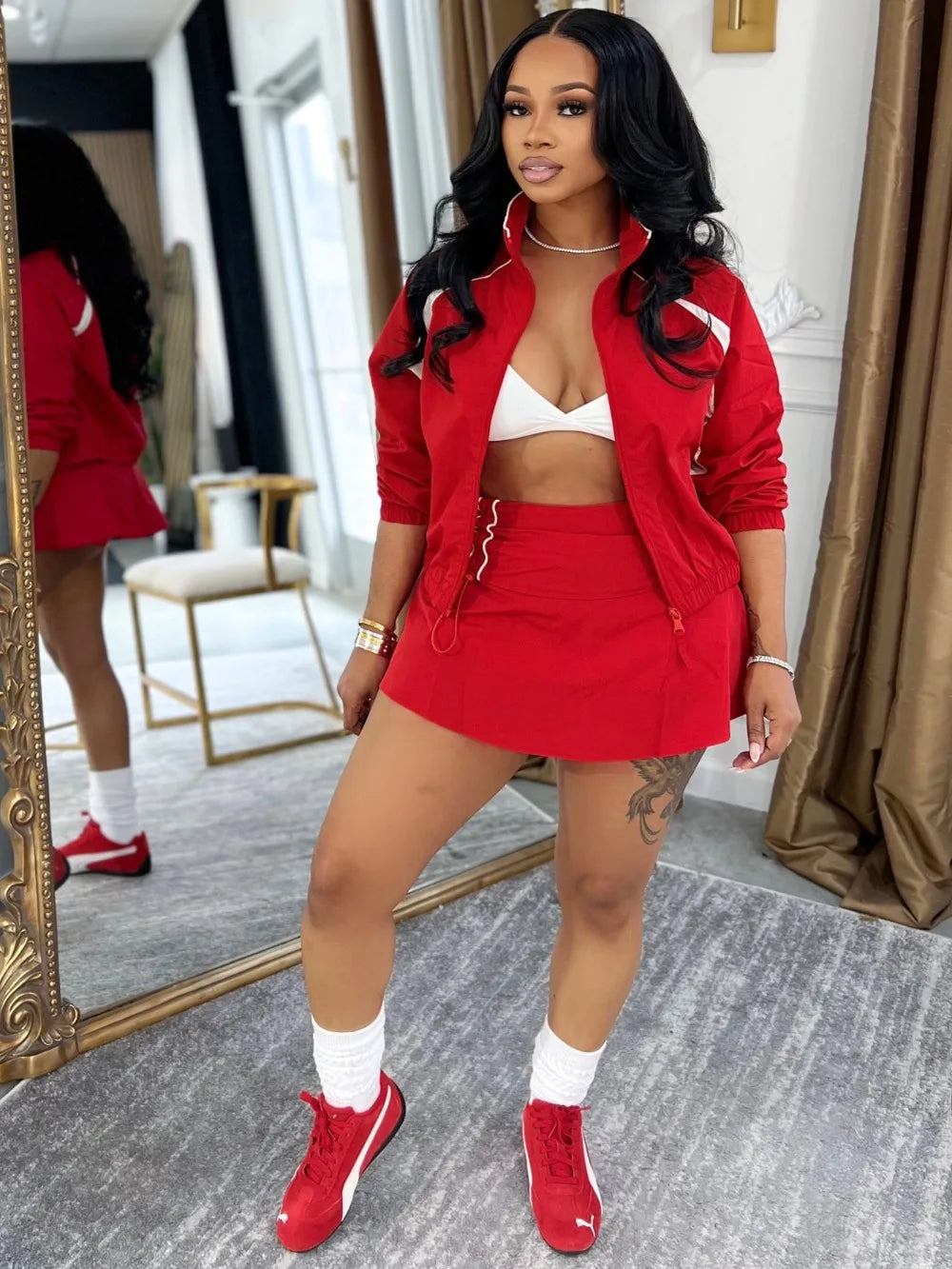 Shorts Skirt 2pcs set