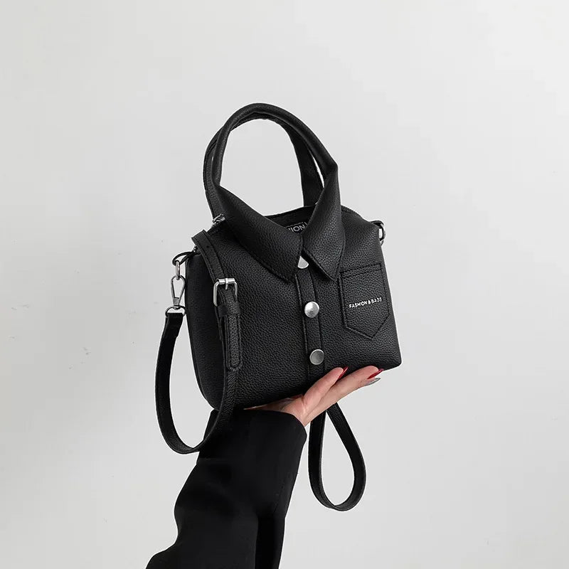Leather Square Crossbody Bags