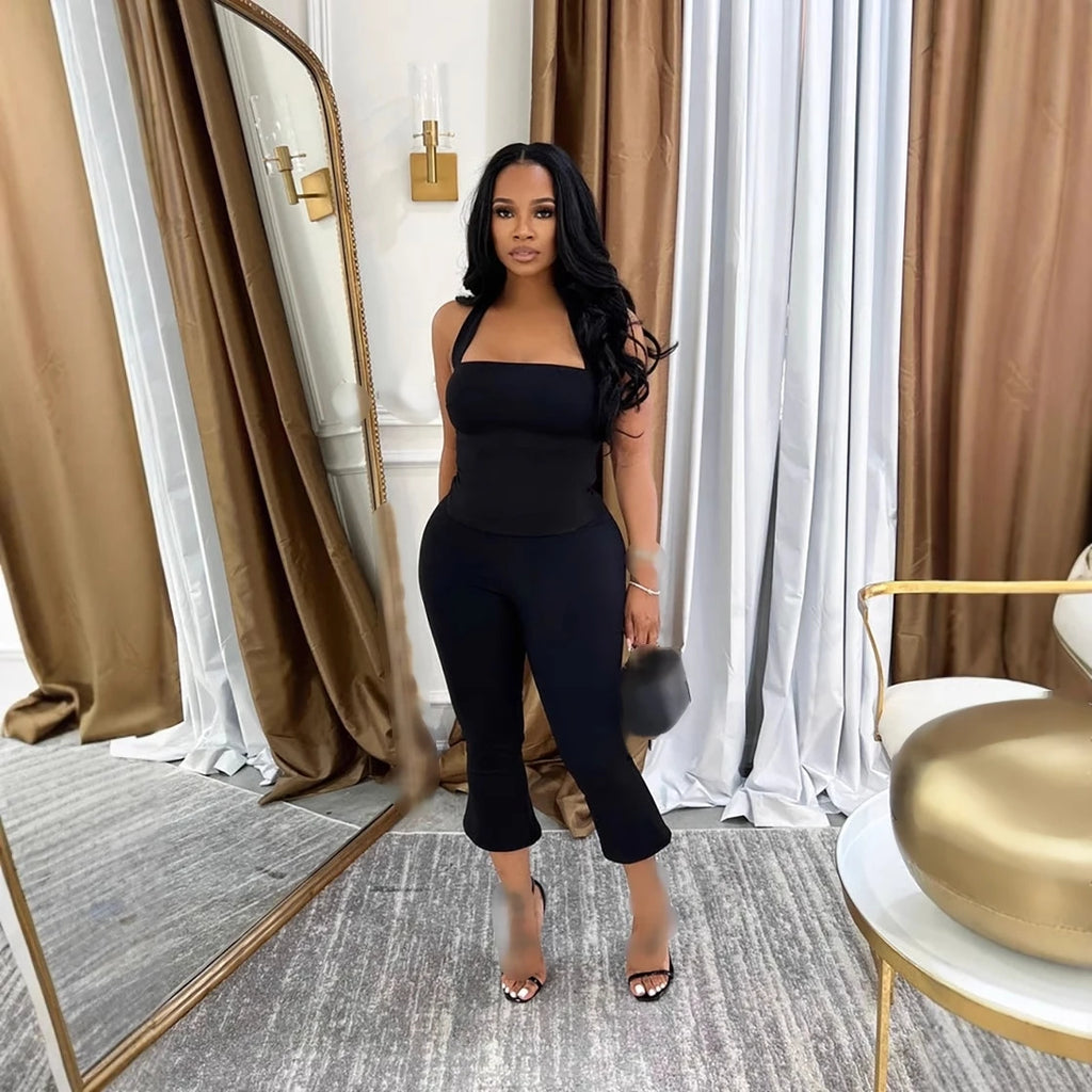2 piece woman pants sets