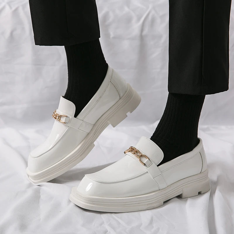 Leather Platform Shoes