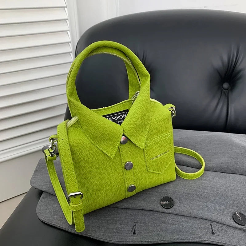 Leather Square Crossbody Bags
