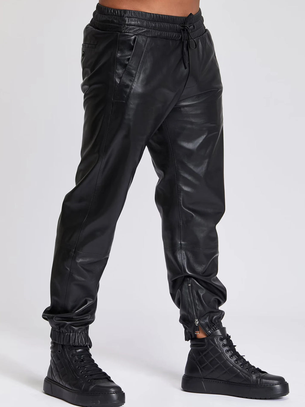 Men’s Leather joggers